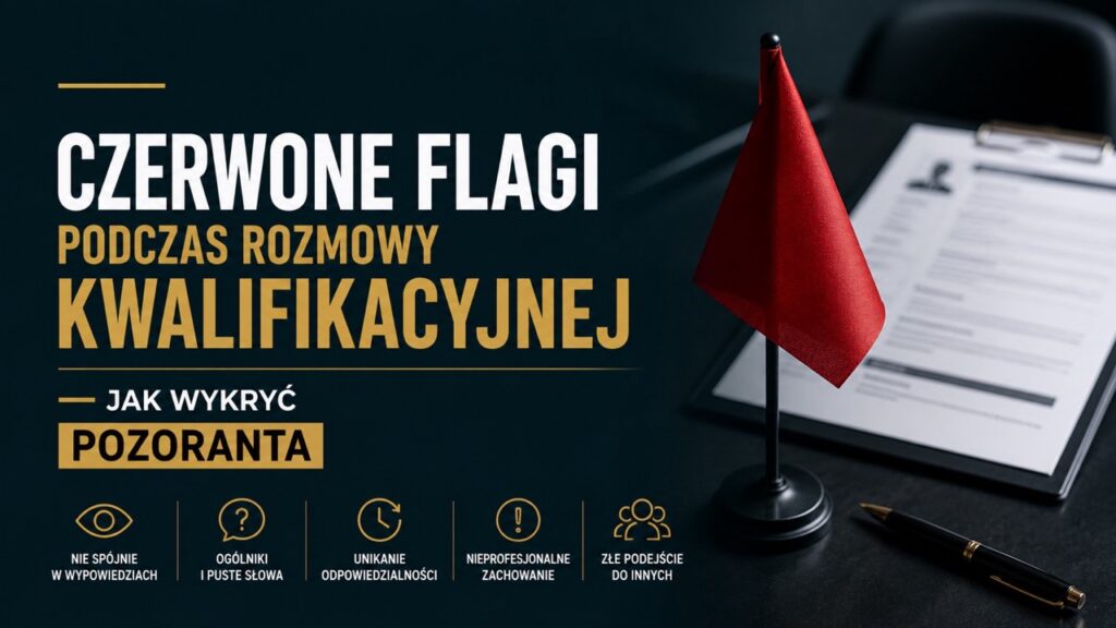 Czerwone flagi podczas rozmowy kwalifikacyjnej — jak wykryć pozoranta